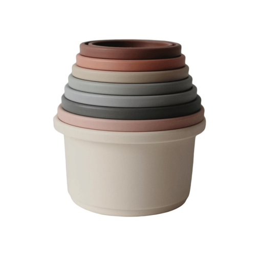Mushie Stacking Cups Original - Afbeelding 2