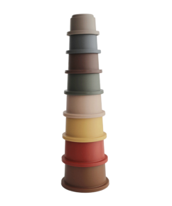 Mushie Stacking Cups Retro