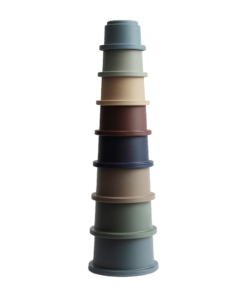Mushie Stacking Cups Forrest