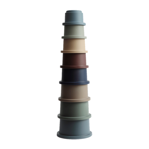 Mushie Stacking Cups Forrest