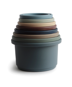 Mushie Stacking Cups Forrest