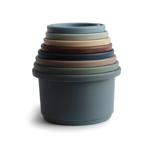 Mushie Stacking Cups Forrest