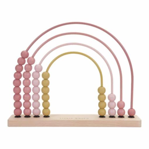 Little Dutch Regenboog Telraam Roze