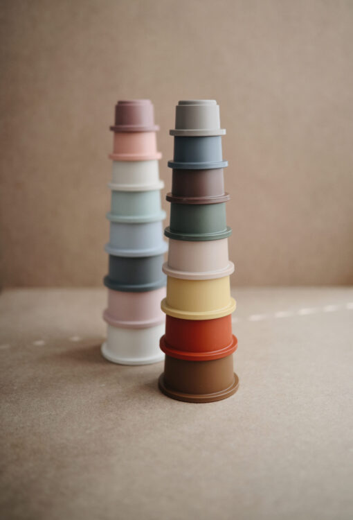 Mushie Stacking Cups Original - Afbeelding 4