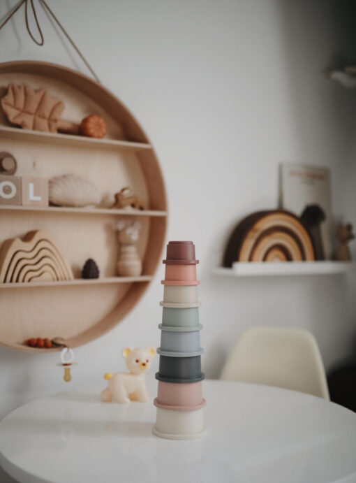 Mushie Stacking Cups Original - Afbeelding 5