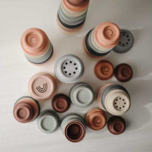 Mushie Stacking Cups Original - Afbeelding 6