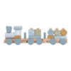 Little Dutch Blokkentrein Blauw