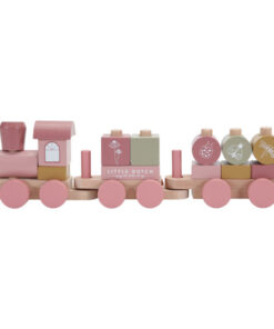 Little Dutch Blokkentrein Roze