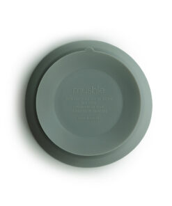 Mushie Siliconen Kom met zuignap Cambridge Blue