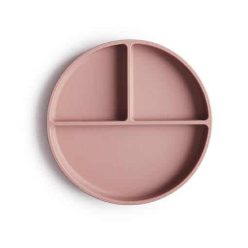 Mushie Siliconen Bord met Zuignap Blush