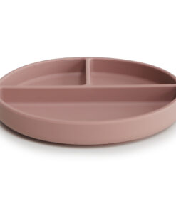 Mushie Siliconen Bord met Zuignap Blush