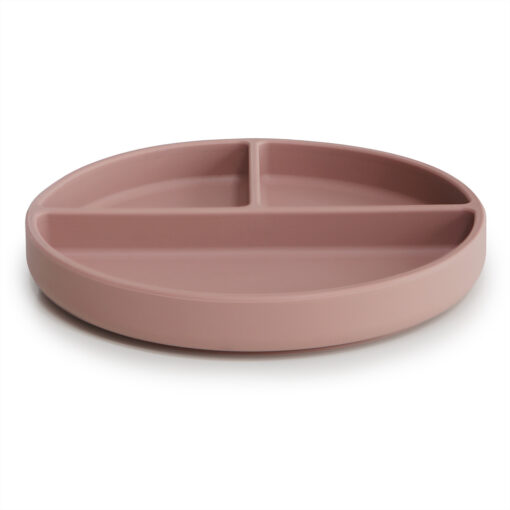 Mushie Siliconen Bord met Zuignap Blush