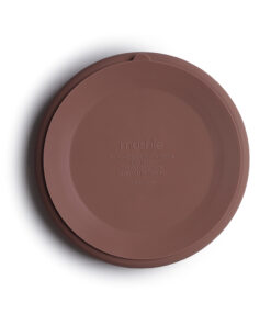 Mushie Siliconen Bord met Zuignap Cloudy Mauve