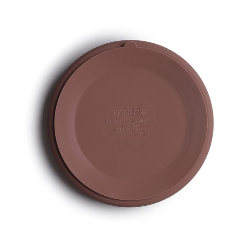 Mushie Siliconen Bord met Zuignap Cloudy Mauve