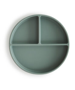 Mushie Siliconen Bord Zuignap Cambridge Blue