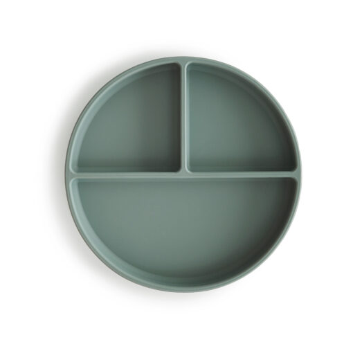 Mushie Siliconen Bord Zuignap Cambridge Blue