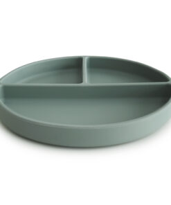 Mushie Siliconen Bord Zuignap Cambridge Blue