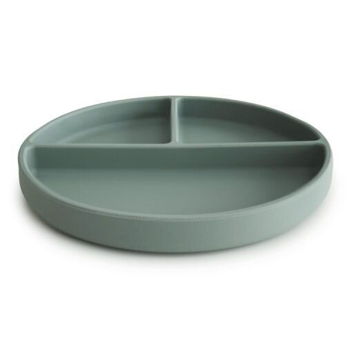 Mushie Siliconen Bord Zuignap Cambridge Blue
