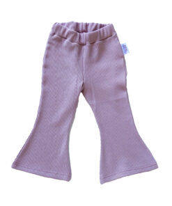 Flared Pants Rib Oudroze