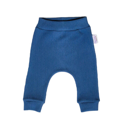 Harembroekje Rib Donker Jeansblauw
