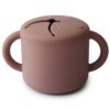 Mushie Siliconen Snackcup Cloudy Mauve