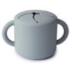 Mushie Siliconen Snackcup Stone