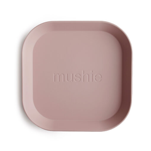 Mushie Bord Vierkant Blush