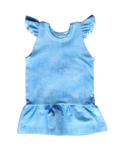 Summerdress Ruffle Digi Jeans Lichtblauw