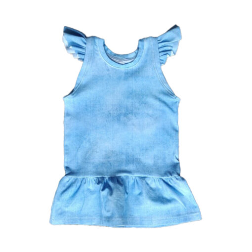 Summerdress Ruffle Digi Jeans Lichtblauw