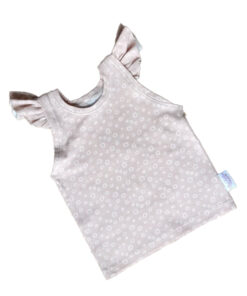Tanktop Ruffle Circles Pink