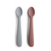 Kinderbestek Lepelset Stone/Mauve