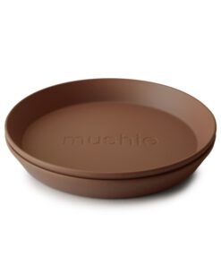 Mushie Bord Rond Caramel