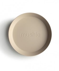 Mushie Bord Rond Vanilla