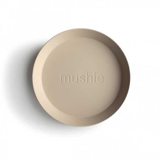 Mushie Bord Rond Vanilla