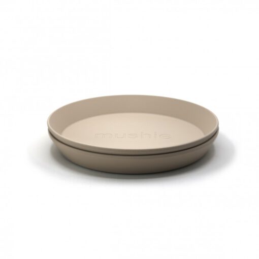 Mushie Bord Rond Vanilla