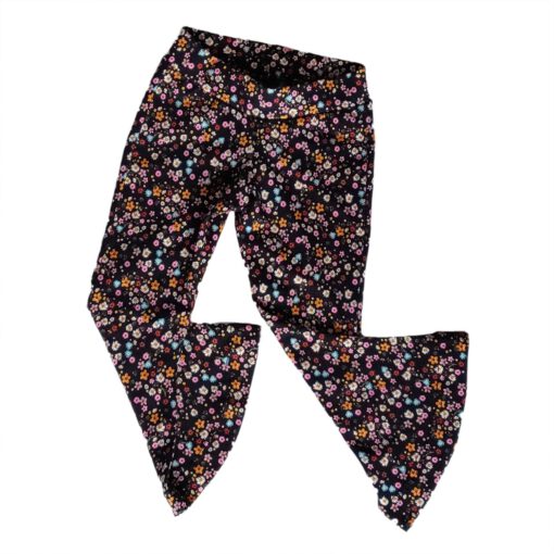 Flared Pants Bloemetjes Zwart - Afbeelding 5