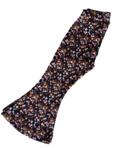 Flared Pants Bloemetjes Zwart