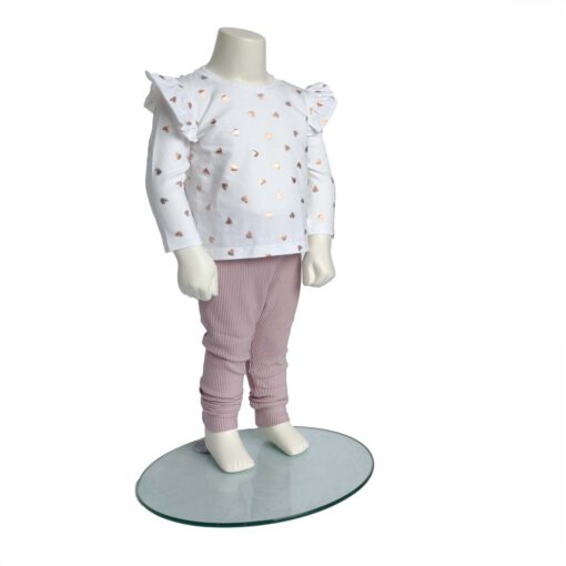 Longsleeve Ruffle Foil Hartjes - Afbeelding 4